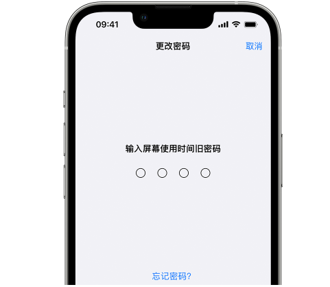 五常iPhone屏幕维修分享iPhone屏幕使用时间密码忘记了怎么办 