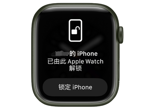 五常苹果手机维修分享用 AppleWatch 解锁配备面容 ID 的 iPhone方法 